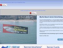 Tablet Screenshot of myrtlebeachaerialadvertising.com
